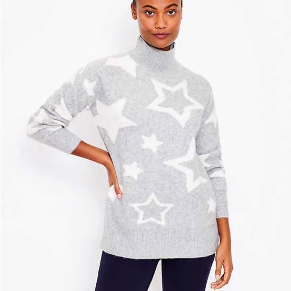 NWT Lou & Grey starstruck turtleneck sweater size small